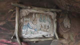 Peter Rabbit themed hotel room  Alton Towers Resort [upl. by Evol]