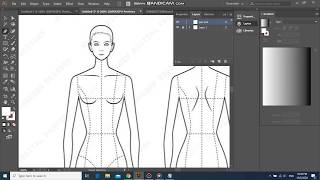 How to Create a Fashion Croquis using Adobe Illustrator [upl. by Ssepmet915]