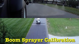 How To Calibrate A Boom Sprayer Toro Multipro 1750 [upl. by Rugg]