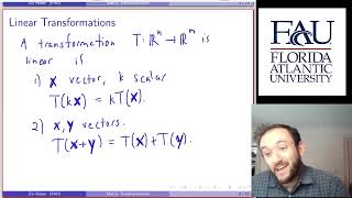 Matrix Transformations Matrix Theory 6 [upl. by Ttik]