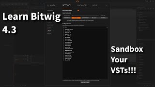 Learn Bitwig 43  Sandbox Your Plugins [upl. by Kenneth]