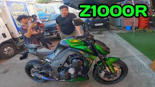 Z1000R ni ALFRED WATERMAX  Titanium Muffler [upl. by Sirotek]