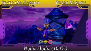 Spyro the Dragon Reignited  Peace Keepers Night Flight 100 [upl. by Rosco791]