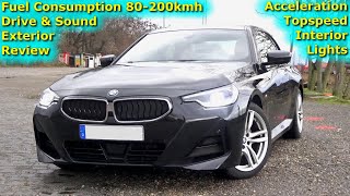 2023 BMW 220i Coupe G42 184 PS TEST DRIVE [upl. by Lochner512]