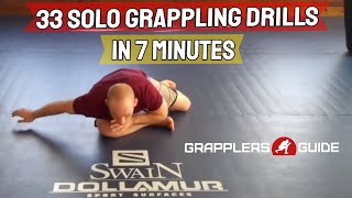 33 Solo Grappling BJJ Drills in 7 Minutes  Jason Scully [upl. by Aprilette]