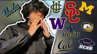 COLLEGE DECISIONS REACTIONS 2021 UCLA USC UMICH UC BERKELEY [upl. by Lidstone]