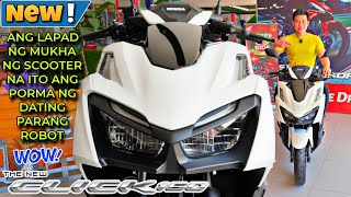 2024 HONDA CLICK 160 Matte White Ang Ganda Talaga Ng Design ng Scooter na to Parang Robot Ang Mukha [upl. by Akimyt]