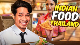 TRYING VIRAL INDIAN FOOD IN THAILAND 🤑🍛 [upl. by Ahsenod661]