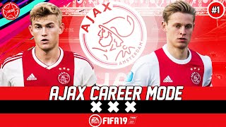 FIFA 19 Ajax Career Mode Indonesia 1 Career Mode Baru Petualangan Baru Karakter Baru Tim Baru [upl. by Marduk]