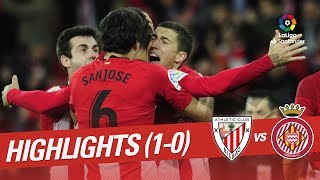 Highlights Athletic Club vs Girona FC 10 [upl. by Ylera]