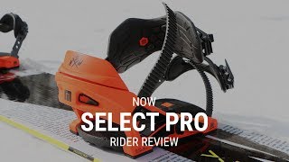 NOW Select Pro 2019 Snowboard Binding Rider Review  Tactics [upl. by Arlo]