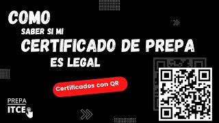 Como saber si mi certificado de prepa es legal  ITCE 🇲🇽 [upl. by Bang]