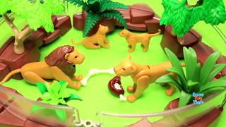 Huge Playmobil Animal Zoo Building Sets  Fun Animals Toys For Kids [upl. by Nura]