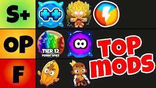 Ultimate 72 MOD Tier List in BTD 6 [upl. by Aisel]