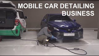 Mobile Car Detailing Machine Steam Car Wash Business [upl. by Onairam]