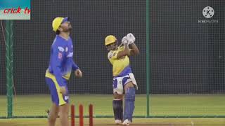 csk practice 2022 Rajvardhan hangargekar batting in csk practice season ll crick tv [upl. by Lady708]