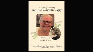 Bonnie Lapp Memorial [upl. by Bergen]