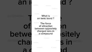 what is an ionic bond  Types of bonds [upl. by Sirref]