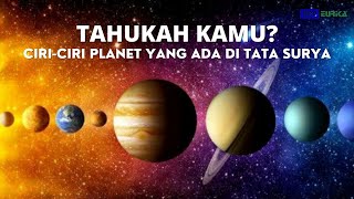 Tahukah Kamu CIRICIRI PLANET YANG ADA PADA TATA SURYA [upl. by Malin]