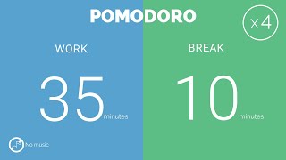 35  10 Pomodoro Timer  3 hour study  No music  Study for dreams  Deep focus  Study timer [upl. by Bolten]