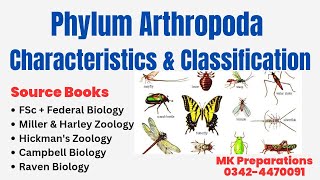 Phylum Arthropoda General Characteristics Phylogeny amp Classification  Miller amp Harley Zoology [upl. by Pyszka]