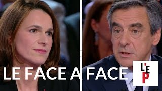 Faceàface François Fillon  Aurélie Filippetti  LEmission politique le 23 mars 2017 France 2 [upl. by Esdnil]