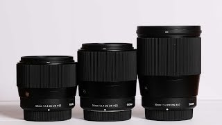 A Look At Three Wide Aperture Sigma Lenses For Micro Four Thirds [upl. by Drida481]