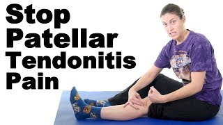 Patellar Tendonitis Exercises amp Stretches for Pain Relief  Ask Doctor Jo [upl. by Herald]