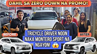 TRICYCLE DRIVER NOON NAKA MONTERO SPORT GLX MT 2024 TRANSFORMED TO BLACK SERIES NA NGAYON 😱 [upl. by Ethbinium23]