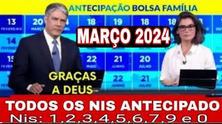 CALENDÁRIO DO AUXÍLIO BRASIL MARÇO 2024 ANTECIPADO [upl. by Manara]