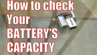 How to check battery capacity [upl. by Hanad475]