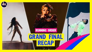 Eurovision 2023  Grand Final Recap ᴴᴰ Running Order [upl. by Holmun]