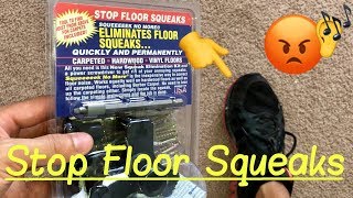 ✅Squeaky Floor Fix  Stop the Creaking Under Carpet Wood and Vinyl Floor Boards Quick Review [upl. by Belford]