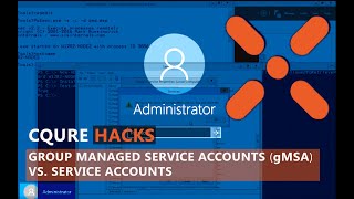 Hacks Weekly 1 Group Managed Service Accounts gMSA vs Service Accounts and how to use them [upl. by Nivets]