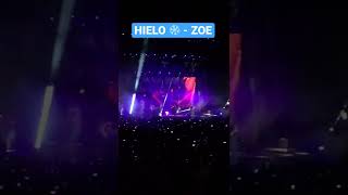 HIELO ❄️  ZOE zoe hielo leonlarregui palaciodelosdeportes rock rockindie zoeband fyp [upl. by Ahsim]