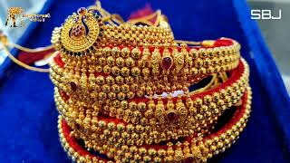 Latest Light Weight Gold Thushi Necklace Designs With weight And Price  Khattarnak videos [upl. by Arimihc]