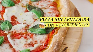 PIZZA casera SIN LEVADURA  ¿Pizza con CERVEZA 💥 [upl. by Vez]