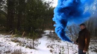 Blue Smoke Bomb typ Fe90ZtB [upl. by Oemor]