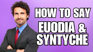 How To Pronounce Euodia amp Syntyche Correctly [upl. by Lynde]