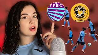 • ASMR FR • DÉBRIEF MATCH CONTRE POLLESTRES• on peut gagner 3 places si on gagne  ⚽️🩵 [upl. by Israel]