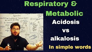 respiratory and metabolic  acidosis vs alkalosis [upl. by Nahgen284]