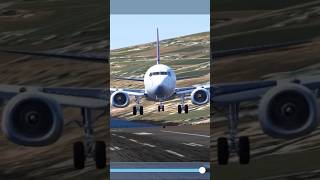 B737 Epic LandingXPlane 11 gaming viral [upl. by Farrel]