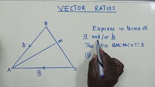 Ratios in Vectors [upl. by Prendergast]