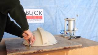 System Blick  How To Install An Undermount Sink [upl. by Ymarej]