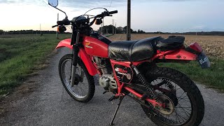 JAI UNE NOUVELLE MOTO  Honda 125 XR Enduro [upl. by Acie]