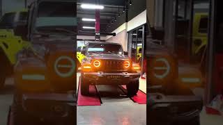 Jeep JL amp Gladiator LED Headlights and turn signals  start up sequence hidprojectors [upl. by Weylin]