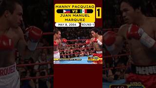 Manny Pacquiao 🇵🇭 VS 🇲🇽 Juan Manuel Marquez 1  May 8 2004  ROUND 1 [upl. by Nitsed56]