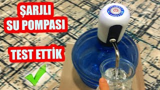 ŞARJLI DAMACANA SU POMPASI İNCELEME amp TEST MÜTHİŞ ÜRÜN [upl. by Ennaeus215]