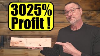 Woodworking Project to Sell For MASSIVE Profit [upl. by Carrew113]