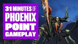 31 minutes of Phoenix Point Gameplay  One hell of a boss fight [upl. by Chappell]